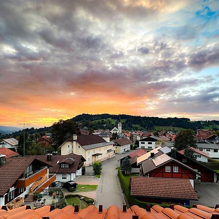 Giebelblick-D Apartman Oberstaufen Kültér fotó