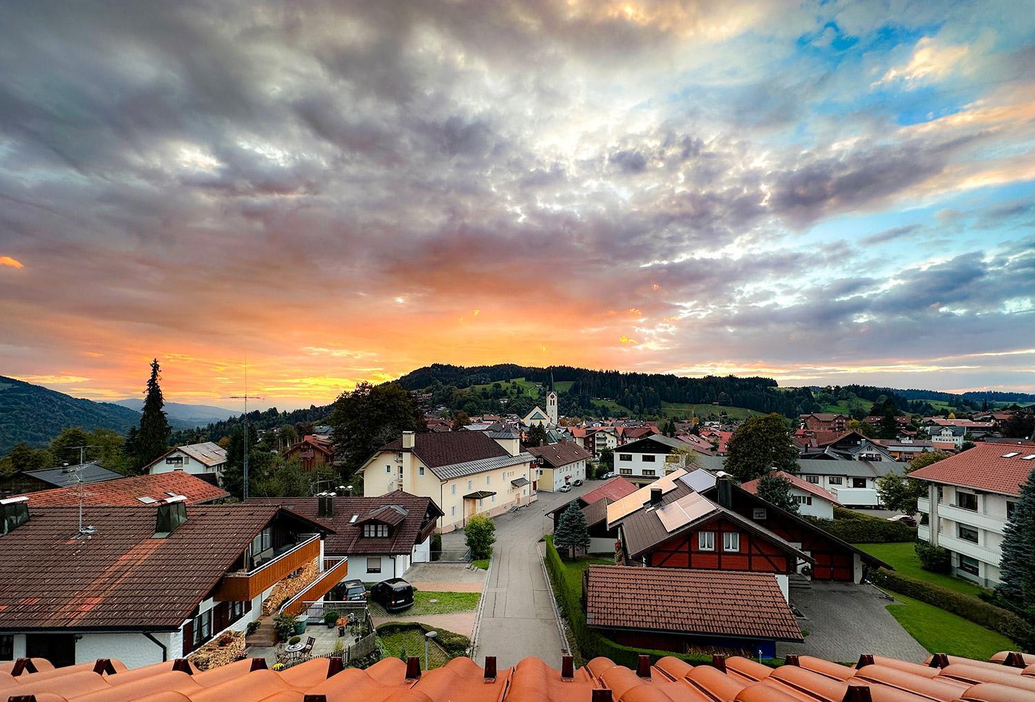 Giebelblick-D Apartman Oberstaufen Kültér fotó